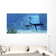 Plesiosaurus Dinosaurs Swimming Jurassic Wall Decal