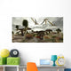 Two Utahraptors Hunt for Wall Decal