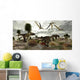 Two Utahraptors Hunt for Wall Decal
