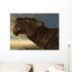 Saber-tooth Cat with Dagger Wall Decal