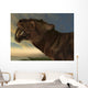 Saber-tooth Cat with Dagger Wall Decal