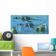 Two Suchomimus Dinosaurs Search Wall Decal
