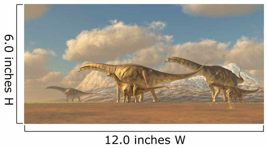 Herd Argentinosaurus Dinosaurs Wall Decal