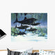 Group Ichthyosaurs Swimming Prehistoric Wall Decal