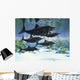 Group Ichthyosaurs Swimming Prehistoric Wall Decal