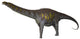 Argentinosaurus Titanosaur from Cretaceous Wall Decal