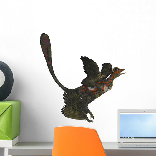 Microraptor Extinct Small Flying Wall Decal