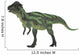 Pachycephalosaurus Biped Dinosaur from Wall Decal