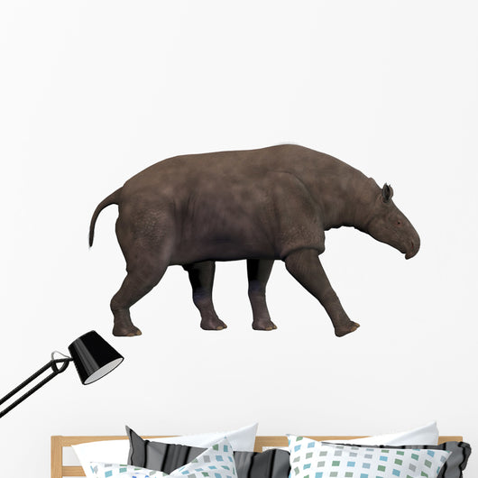 Paraceratherium Extinct Rhinoceros-like Mammal Wall Decal