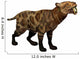 Illustration Smilodon Cat from Wall Decal