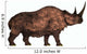 Woolly Rhinoceros Extinct Mammal Wall Decal