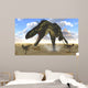 Gigantic Torvosaurus Chasing Two Wall Decal
