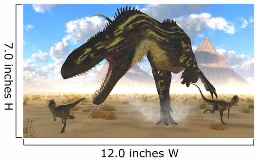 Gigantic Torvosaurus Chasing Two Wall Decal