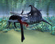Liopleurodon Attacks Plesiosaurus Wall Decal