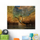 Plesiosaurus Captures Eurhinosaurus Marine Wall Decal
