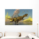 Yangchuanosaurus Dinosaurs Running across Wall Decal