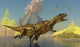 Yangchuanosaurus Dinosaurs Running across Wall Decal