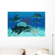 Group Large Ichthyosaurus Marine Wall Decal