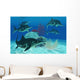 Group Large Ichthyosaurus Marine Wall Decal