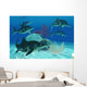 Group Large Ichthyosaurus Marine Wall Decal