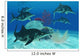 Group Large Ichthyosaurus Marine Wall Decal
