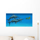 Group Fast Swimming Eurhinosaurus Wall Decal