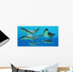 Group Xenacanthus Prehistoric Sharks Wall Decal