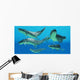 Group Xenacanthus Prehistoric Sharks Wall Decal