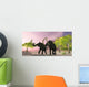 Two Woolly Mammoths Searching Wall Decal