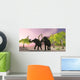 Two Woolly Mammoths Searching Wall Decal