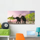 Two Woolly Mammoths Searching Wall Decal