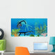 Dakosaurus Attacks Small Plesiosaurus Wall Decal