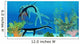 Dakosaurus Attacks Small Plesiosaurus Wall Decal