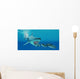 Huge Megalodon Shark Swims Wall Decal