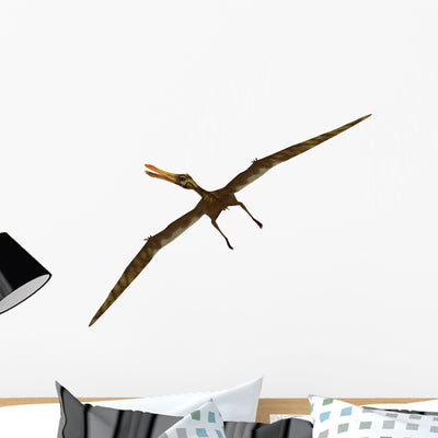 Anhanguera Was Fish-eating Pterosaur Wall Decal shown on a wall