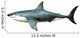 Megalodon Shark from Cenozoic Wall Decal Design 1