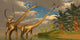 Diplodocus Dinosaurs Mating Ritual Wall Decal