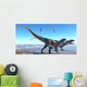 Two Allosaurus Dinosaurs Look Wall Decal