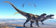 Two Allosaurus Dinosaurs Look Wall Decal