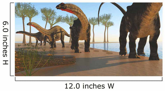 Herd Apatosaurus Dinosaurs Wall Decal