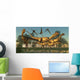 Pack Dilophosaurus Dinosaurs Hunting Wall Decal