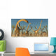Herd Diplodocus Dinosaurs Wall Decal