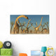 Herd Diplodocus Dinosaurs Wall Decal