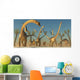 Herd Diplodocus Dinosaurs Wall Decal