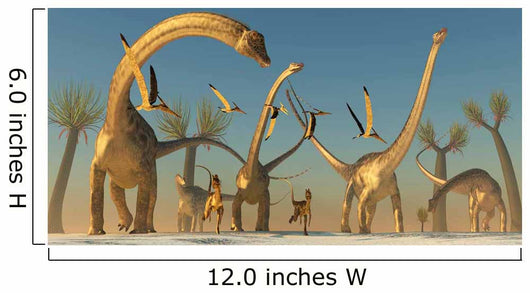 Herd Diplodocus Dinosaurs Wall Decal
