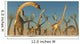 Herd Diplodocus Dinosaurs Wall Decal