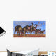 Herd Parasaurolophus Dinosaurs Searching Wall Decal