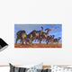 Herd Parasaurolophus Dinosaurs Searching Wall Decal