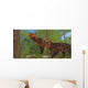Two Saber-toothed Cats Search Wall Decal