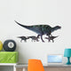 Maiasaura Dinosaur with Offspring Wall Decal Design 2
